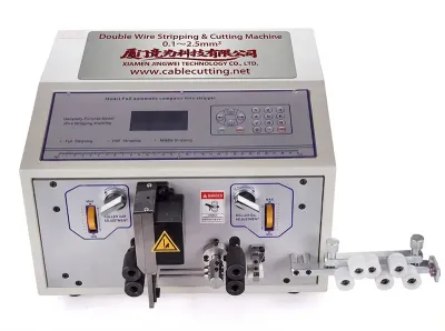 Mesin Pelucutan Wayar Automatik Dua Garisan WPM-09F - Mesin Penjalur Wayar Automatik