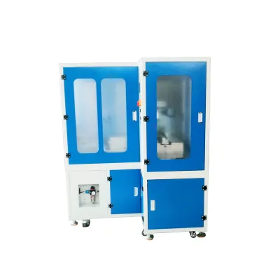 Ultra-Kecil Circle 3-Ikatan Automatik Wayar Cutting, Winding and Mesin Pengikat CRT-03SL-A Thumb