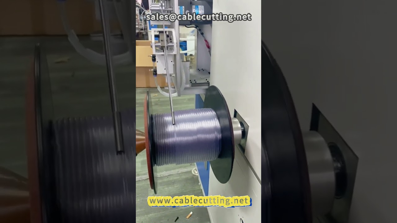 4  Automatic meter winding, neatly arranged winding machine # medical tube # wire and cable # rubber