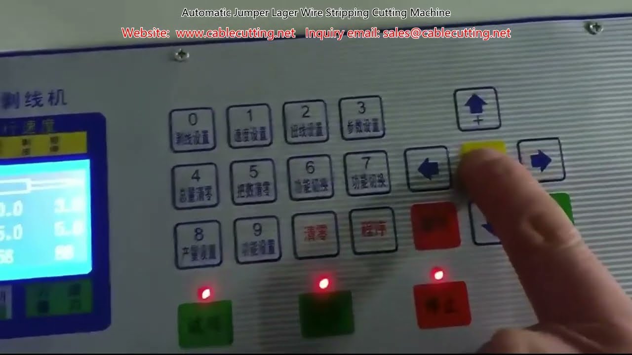 Automatic Jumper Lager Wire Stripping Cutting Machine