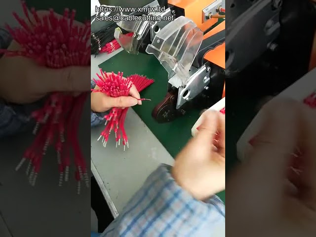 Mesin Crimping Kabel Automatik Separuh Pneumatik - Penamat Terminal Wayar Berkualiti Tinggi