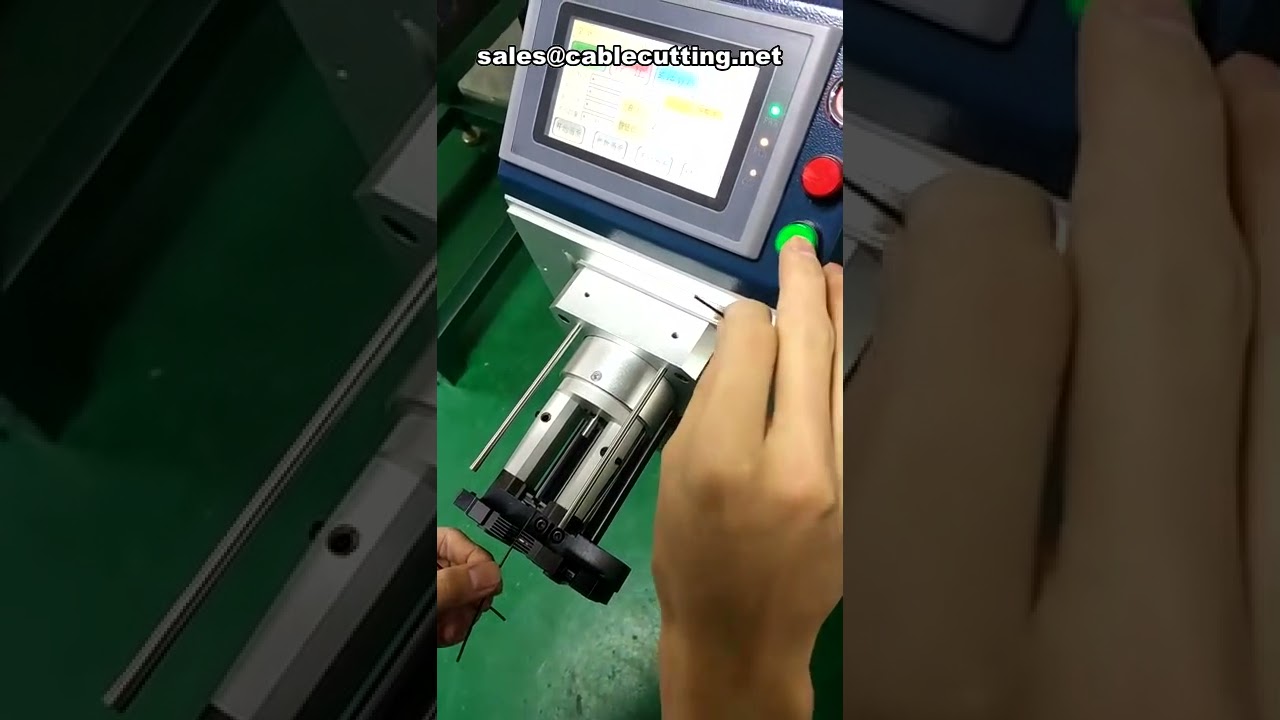 Mesin Pengupas Kabel Koaksial Automatik untuk 3 Lapisan - Pemproses Wayar Koaksial Halus