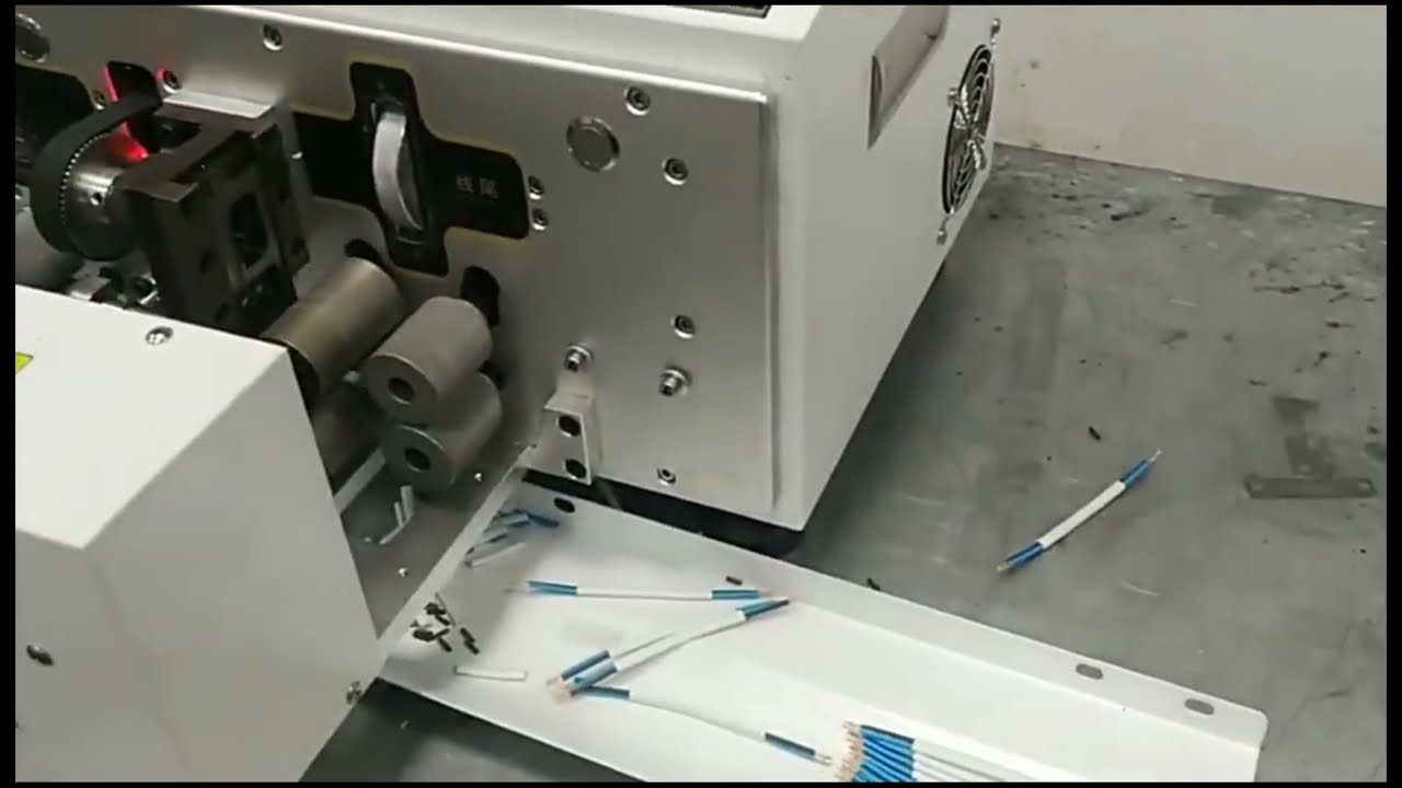 Sheath Wire Flat Cable Peeling Cutting And Twisting Machine Fully Automatic Wire Stripping Machine