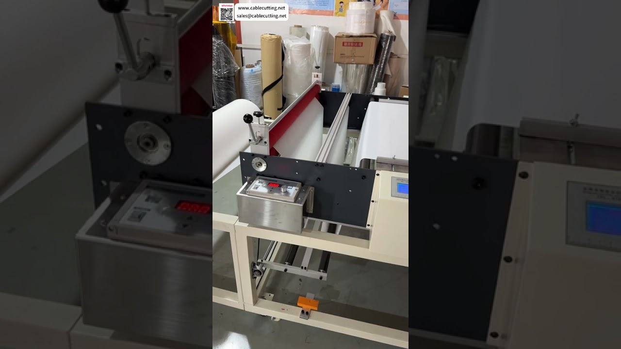 Pemotong Gulungan ke Lembaran Premium untuk Kertas, Filem Plastik, dan Fabrik Bukan Tenunan dalam Pembuatan