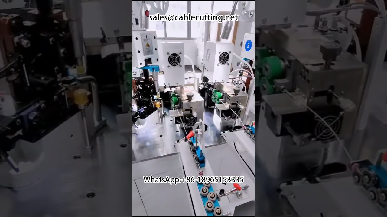 Mesin Terminal Crimping Automatik Sepenuhnya untuk Peralatan Harness & Mesin Penyahuluran Wayar