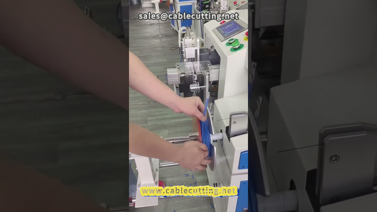 Mesin Automatic 93 – Kupas, Ukur & Gulung Kabel Rangkaian | Pemprosesan Wayar & Automasi Kilang