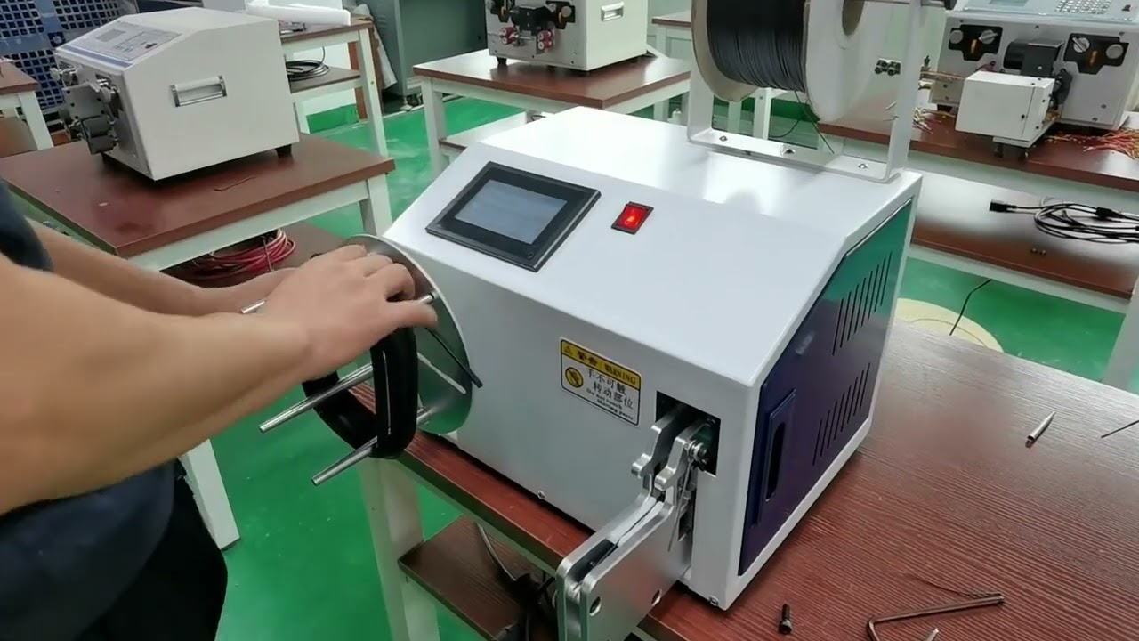 Winding and Tying Machine Winding and Tying 3 Meter Wire Working Real Shot