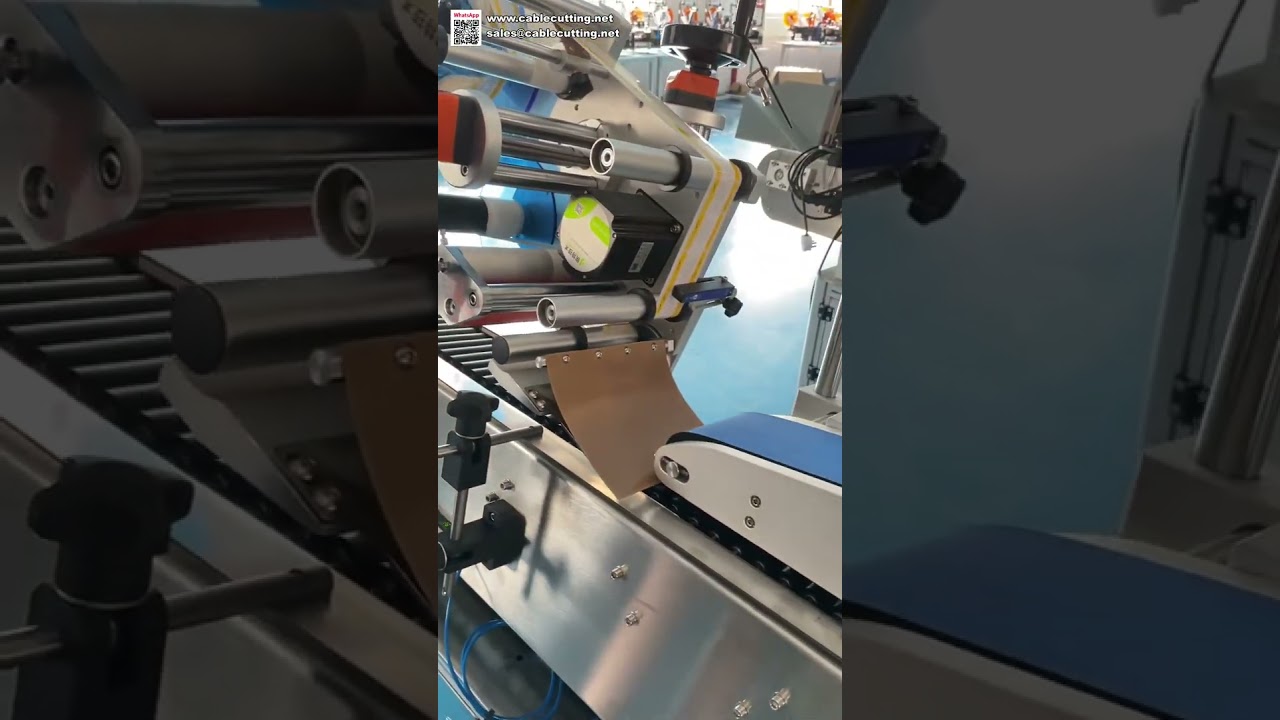 Mesin Pelabelan Botol Bulat Automatik untuk Ampul dan Vial | Pengguna Stiker Mendatar