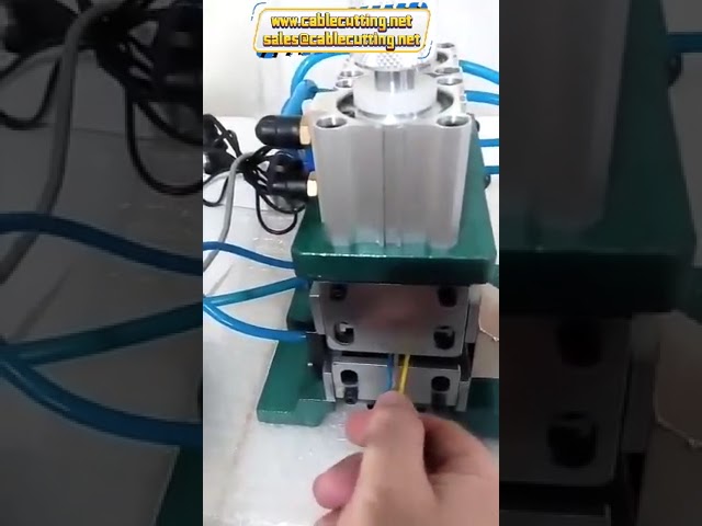 Mesin Kupas Kabel Pneumatik 3F | Kupas & Pilin Kabel Multi-Inti Secara Otomatis