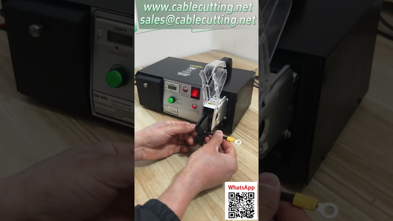 Mesin Pemampat Terminal Elektrik EM-6B2 - Serbaguna dengan Pelbagai Die untuk Pemprosesan Abah-Abah Wayar Automatik