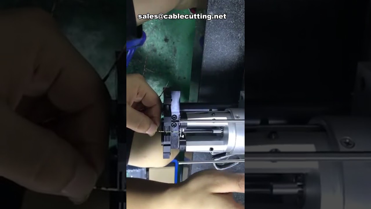 Mesin Penanggalkan Kabel Koaksial Berketepatan Tinggi untuk Automasi Talian Produksi