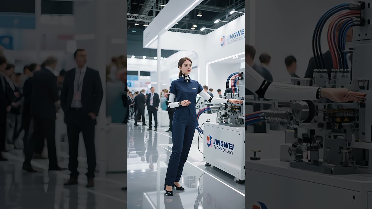 Exhibition site of wire harness processing equipment exhibition #machine #cablewirestrippingmachine