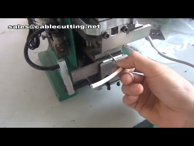 Semi Auto Wire Stripping Machine,Cable Wire Peeling Machine,Wire Stripping Twisting Machine mp4
