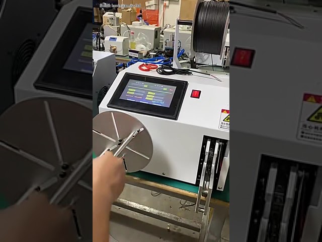 Mesin Penggulung Kabel Automatik 5-80mm – Pengikat Kord Kuasa & Penggulung Kabel USB/AC