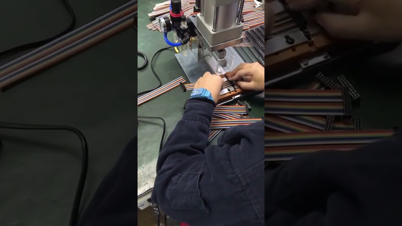 Wiring Harness Pressing Machine Pressing Machine #machine #cablewirestrippingmachine #factory