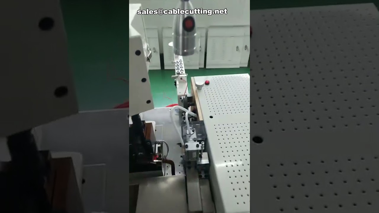 Mesin Stripping & Crimping Kabel Automatik - Pengupas, Pemotong & Pengelim Terminal Berkelajuan Tinggi