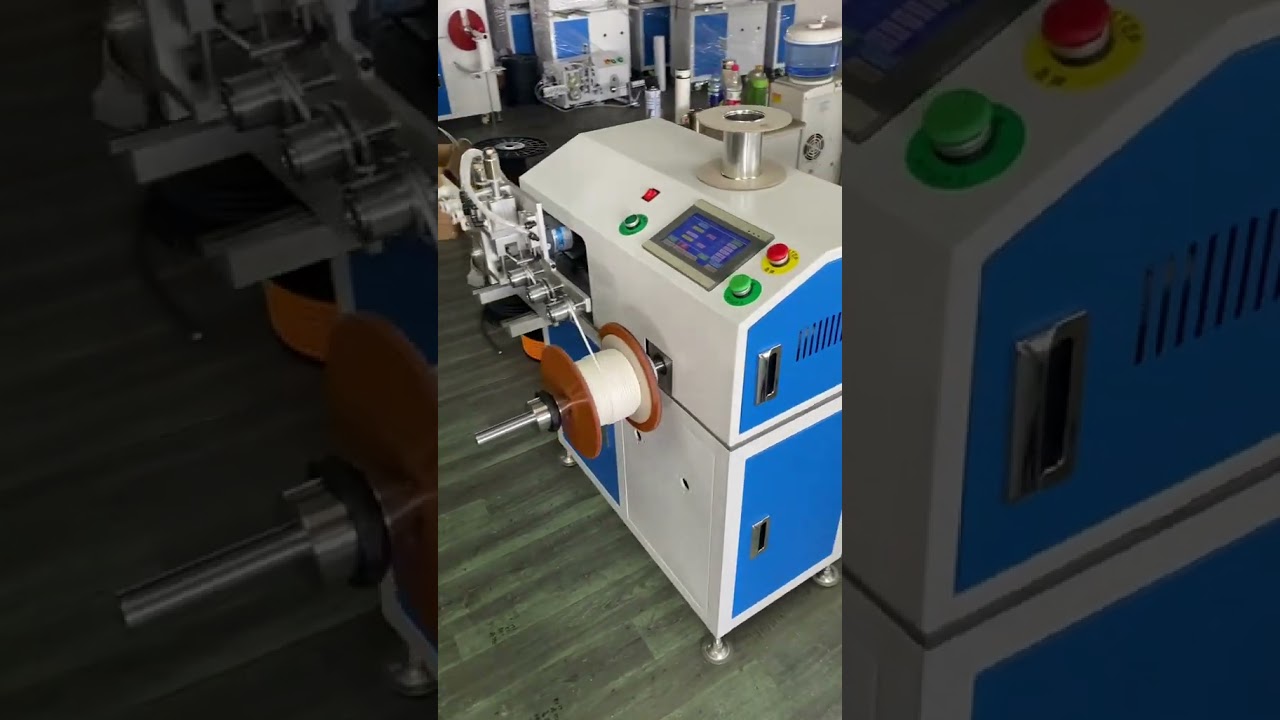 Pengukuran Tepat & Gulungan Kemas Wayar Elektrik ke Bobin #factory #machine