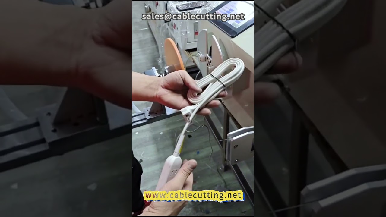 96  Wire winding machine # strip wire # power cord # wire processing