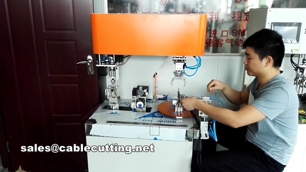Mesin Penggulung Earphone Bentuk Y - Cekap dan Tepat