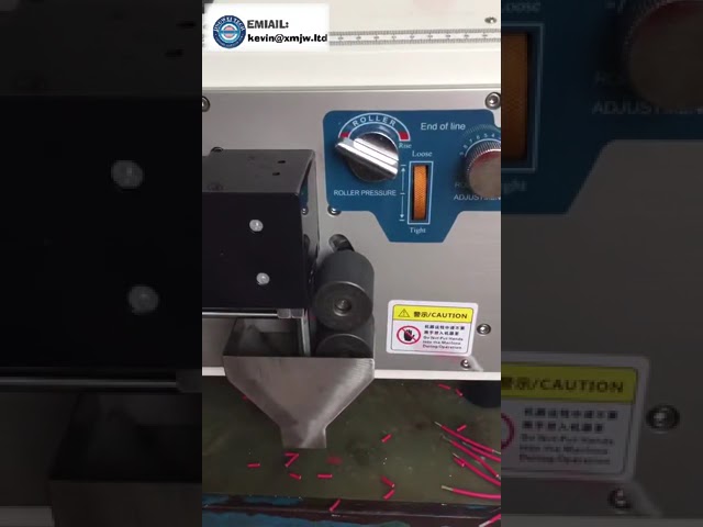 ST-802 Mesin Pengupas Wayar Rata 2P Skrin Sentuh 220V Pemotong dan Pengupas Kabel 2 Pin dengan Belahan