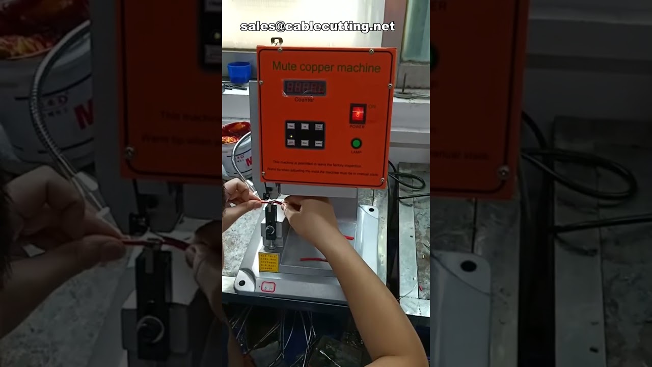 Hot Cable Wire Splicing&copper Joint Silent Copper Belt Crimping Machine,Copper Wire Stripping Machi