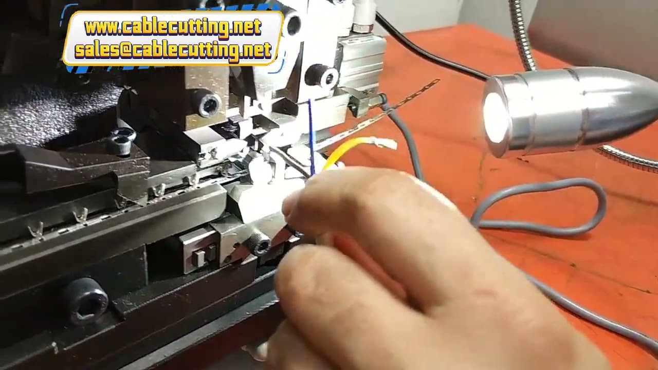 Mesin Kupas Kawat dan Crimp Terminal Super Senyap Elektrik