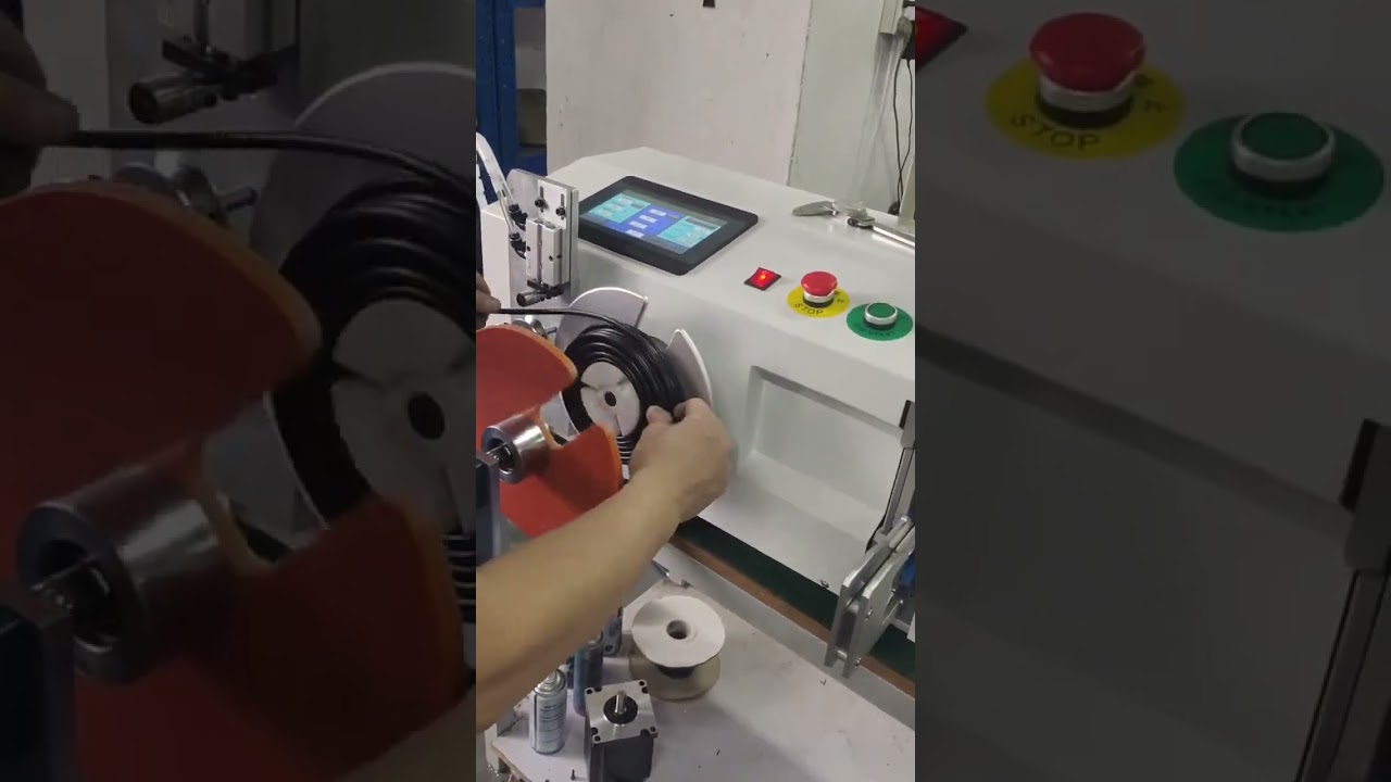 Automatic Traversing Wire Winding and Tying Machine #automobile #machine #diy