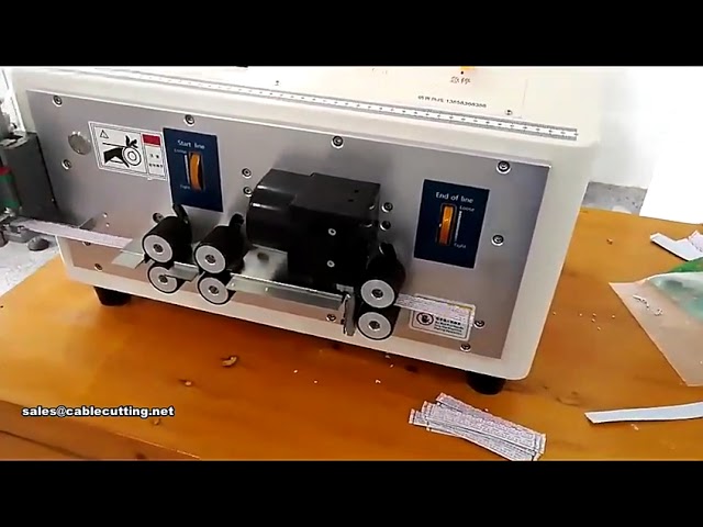 Mesin Pemotong, Pembelah, dan Pengupas Kawat Automatik