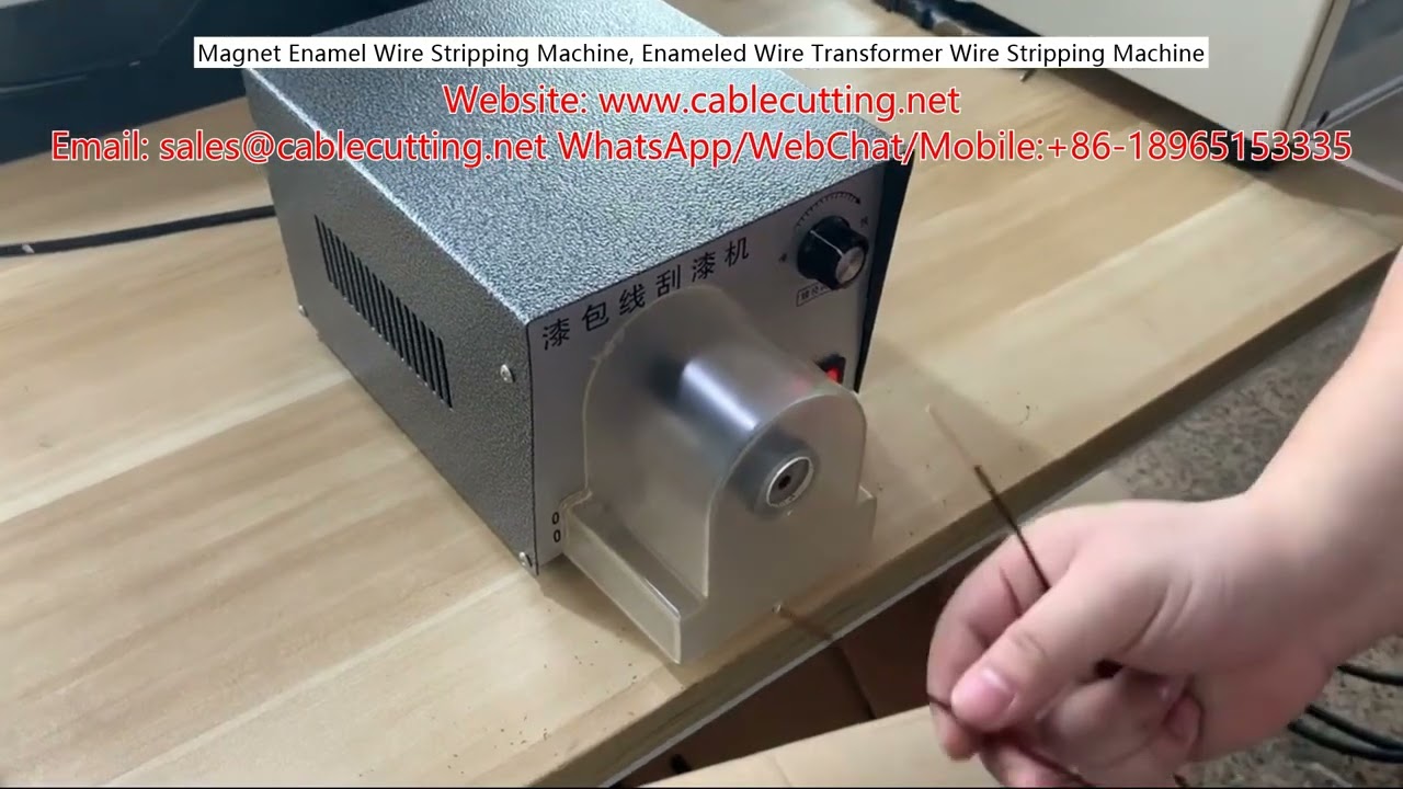 Mesin Kupas Wayar Enamel Magnet & Transformer - Penanggalan Automatik Tepat