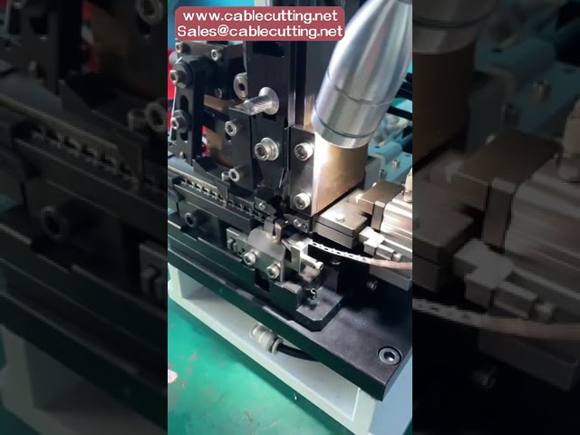 Mesin Pengupas dan Crimping Terminal Separa Automatik OTP – Kupas Wayar Automatik