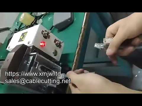 Mini Plug Cat6 Cat5 Rg45 Metal 8 Pin Ethernet Automatic Rj45 Crimping Machine