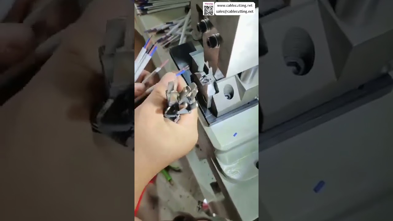 Mesin Terminal Plug Manual Semi Automatik Alat Potong Cepat Operasi Susun - Shorts