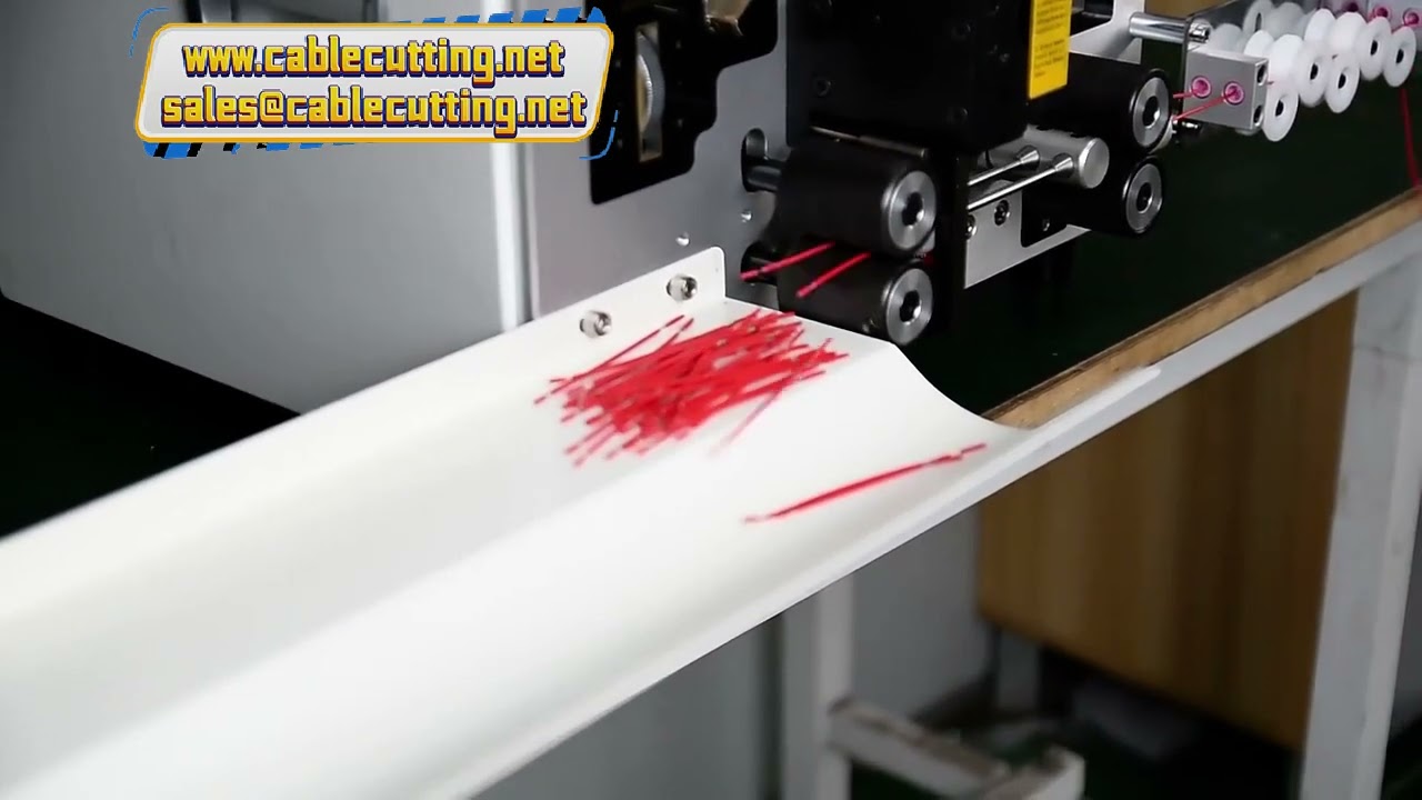 Mesin Pemotong dan Pengupas Kabel 2 Line 4mm² | Automatik & Cekap