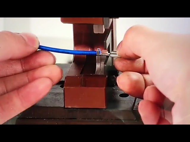 Acuan Die Aplikator Terminal Boleh Suai, Mold OTP & Acuan Crimping Melintang/Menegak