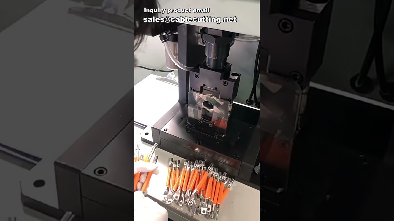 Mesin Crimping Kabel Bateri, Terminal & Penyambung Automatik