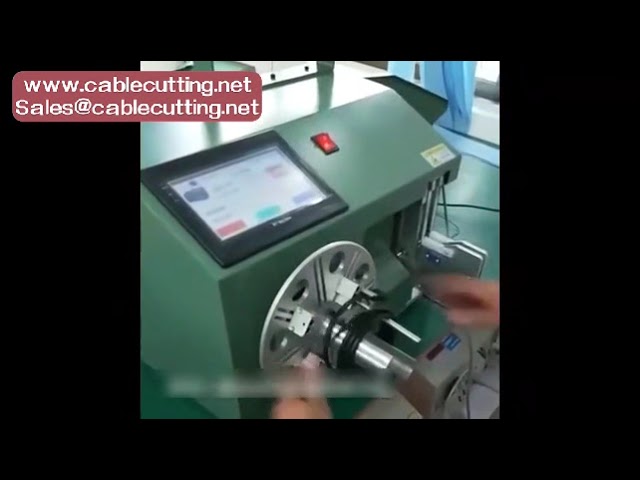 Mesin Penggulung dan Pengikat Gegelung Wayar 18-45 Jenis Sederhana dengan Sistem Kawalan Skrin Sentuh Separa Automatik W