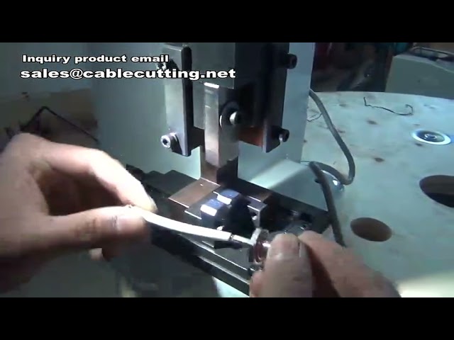Mesin Pemprosesan Abah-abah Wayar Penyambung Terminal, Crimp Ferrule, Mesin Crimp untuk Terminal Tiub